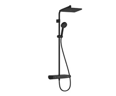 shower system with thermostat Activera Q 290 1jet EcoSmart ShowerTablet Select 360 Varia, matt blac