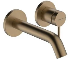 Sieninis praustuvo maišytuvas Tecturis S EcoSmart+ 16,5cm, bronzos spalvos