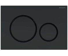 Geberit Sigma20 wc mygtukas. matinis juodas