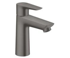single lever basin mixer brushed juodas chrome