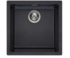 sink Amsterdam 40 Pure Juodas, inset, in box
