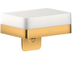 šķidro ziepju trauks ar turētāju Axor Universal, polished auksinis optic