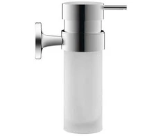 soap dispenser with holder Starck T, chrome