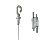 stiprinājums ar āķi Speed Link SLK, troses diametrs 2 mm, garums 5m