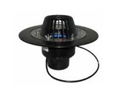 Stogo įlaja DN110 su apšildymu(10-30W/230V) ir lapų gaudykle(HL62.1/1)