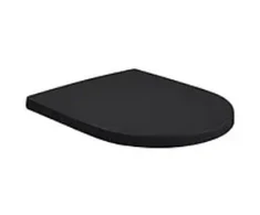 Subway 2.0, WC-seat and cover, hinges in stainless steel, ebony