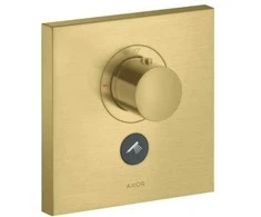termostata ShowerSelect Square virsapmetuma daļa, ar 1 izeju un papildu izeju, brushed br