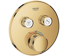 Grohe COOL termostatas paslėptam montavimui su 2 vožtuvais. vėsus saulėtekis