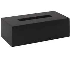 tissue holder Moon, juodas