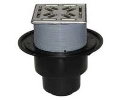 Trapas DN50/75/110 vertikalus,``Primus``,grotelės 138x138(HL3100Pr)