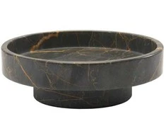 tray on pedestal Porto, juodas