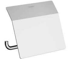 Hansgrohe tualetes papīra turētājs ar vāciņu AddStoris Q, hroms