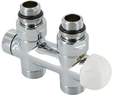 Twinvalve Thermo 1/2` x 24-19, stright, Juodas Matt