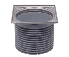 Uždedamas elementas be grotelių ir sifono+klick klack D-110, H-100mm(HL3210)