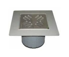 Uždedamas elementas PVC dangos privedimui D-110 185x185/115x115mm