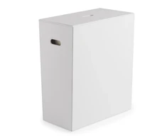 veļas kaste Luxury, 82l, balta