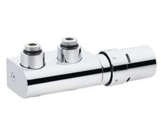VHX termostatinis pajungimo elementas, 50mm tarpas, chromas