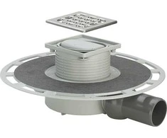 Viega grīdas traps šķidrai hirdroizolācijai, DN50, nesmakojošs, ar inox resti