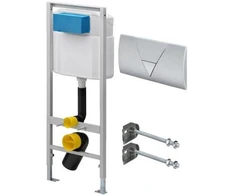 Viega WC potinkinis rėmas 113 cm, komplekte su mygtuku ir tvirtinimais (606688+406912+464440)