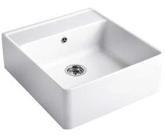 virtuves izlietne Eviers Tradition, viena bļoda, 595x630 mm, balta CP