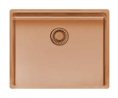virtuves izlietne New York Comfort 50x40 (L), viena bļoda, 540x440 mm, copper II