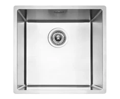 virtuves izlietne Vero 40x40 (L), viena bļoda, 440x440 mm