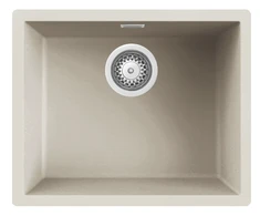 virtuves izlietne Verona 50, viena bļoda, 556x456 mm, champagne