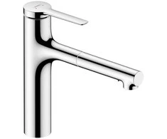 Hansgrohe virtuves izlietnes maisītājs ar izvelkamu dušu Zesis M33-160 2jet, hroms + sBox