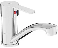 virtuves izlietnes maisītājs Lyra Smart, zema iztece 143 mm, hroms