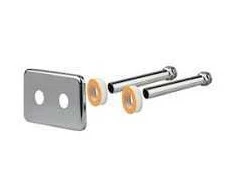 dubultais sienas pieslēgkomplekts 1/2`, d16, L-120mm (int.50mm), balts