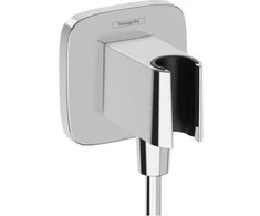 Hansgrohe Sieninis dušo lizdas su laikikliu „FixFit Q“, chromuotas