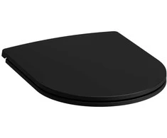 WC sėdynė su dangčiu Pro slim SC, removable, matt juodas