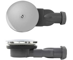 Žemas dušo padėklo sifonas 40/43 MM, d=90x40 mm, 33.6 l/min