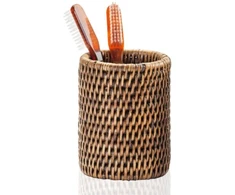zobbirstīšu trauciņš Basket BER, rattan dark