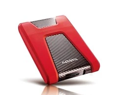 Kietasis išorinis diskas Adata HD650 1TB 2.5" USB3 Raudonas