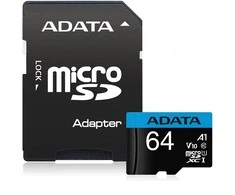 Atminties kortelė ADATA 64GB Micro SDXC V10 85MB/s + adapteriai
