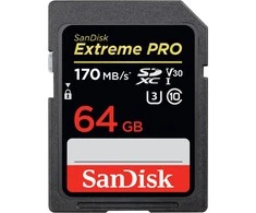 Atminties kortelė SanDisk SDXC 64GB Extreme Pro V30 UHS-I U3 200/90 MB/s