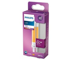 „Bec LED Philips“, „EyeComfort“, R7S, 7,2 W (60 W), 810 lm, „Luminacalda“ (3000 K), 118 mm
