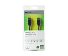 Belkin HDMI standartinis garso ir vaizdo kabelis 4K/UltraHD Suderinamas 1,5 m