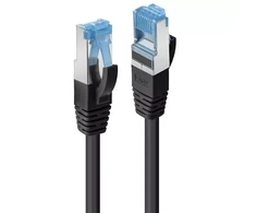 Tinklo Kabelis - LINDY Cat.6A S/FTP LSZH Tinklo Kabelis, RJ45, M/M, 500MHz, 1 m, Juodas