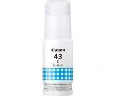 Kasetė rašaliniams spausdintuvams Originalus Canon rašalas GI-43 C, žydras