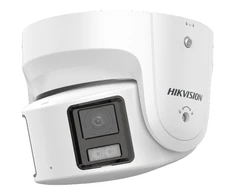 „Hikvision“ kupolinė kamera DS-2CD2387G2P-LSU/SL(C) F4 (balta, 8 MP, 30 m. LED, „ColorVu“, panoraminė 180°)