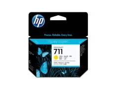 Hewlett Packard (HP) HP 711 Geltona rašalo kasetė, 29 ml, skirta HP DesignJet T120, T520