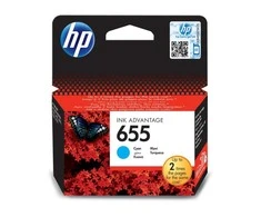 Hewlett Packard (HP) HP No.655 (CZ110AE), žydra kasetė