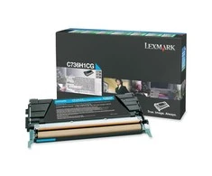 Lexmark C736H1CG kasetė, žalsvai mėlyna, 10 000 puslapių