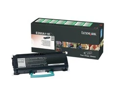 Lexmark E260A11E Cartridge, Juodas, 3500 pages