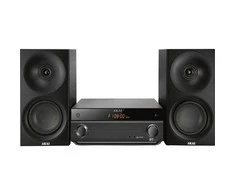 AKAI AM-301B sistema 40W (2x20W) CD MP3 BT USB FM 40 išankstinių stočių AUX RCA, juodas