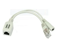 MIKROTIK RBPOE FastEth PoE adapteris su ekranuotomis jungtimis palaiko 10-28V PoE