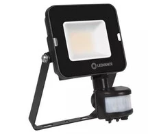 Ledvance 20W LED prožektorius su judesio davikliu, 4000K, IP65, juodas