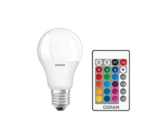 LED lemputės OSRAM, A60, E27, 9 W, 806 lm, RGBW, 2 vnt.
